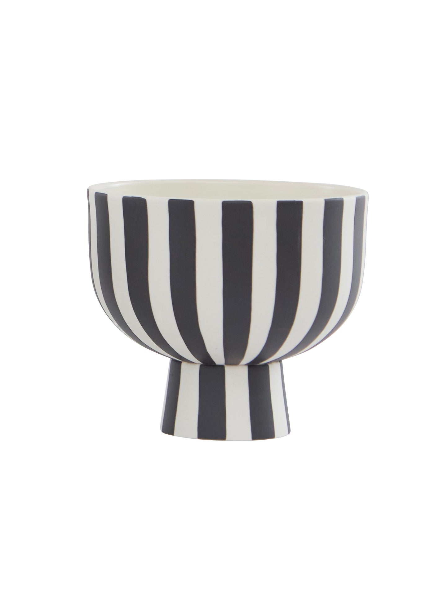 toppu bowl - large, black + white